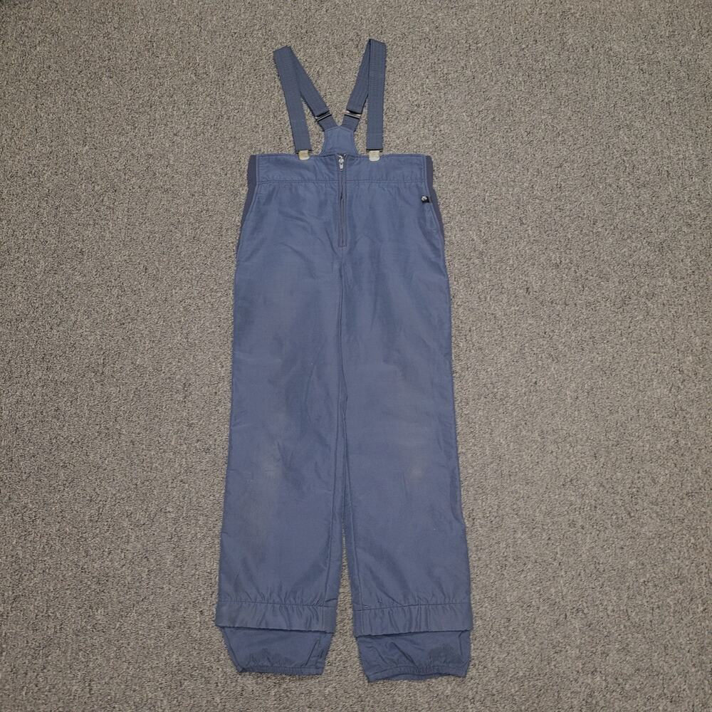 Roffe Vintage Insulated Bib Overalls Blue Snow Ski Hunting Workwear Made USA